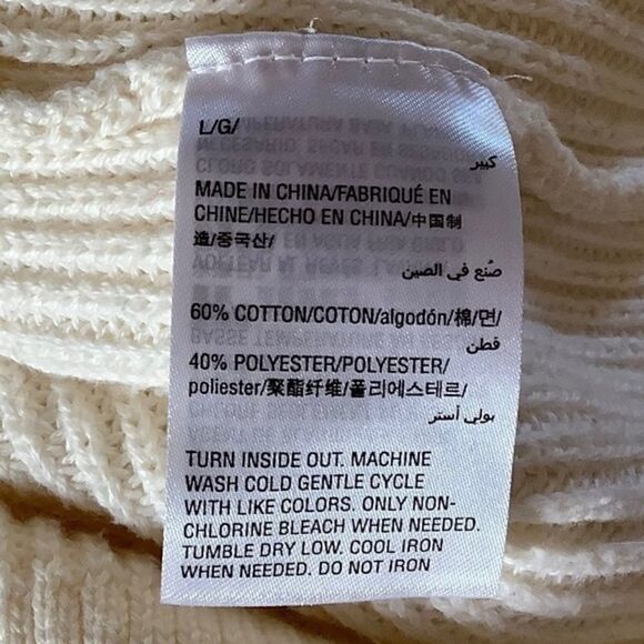 inc INTERNATIONAL CONCEPT COTTON WHITE EMBROIDERED RHINESTONE WOMAN SWE… - Picture 8 of 9